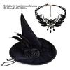 Sophisticated Unisex Hats Necklace Set Unique Weathered Stylish Hat Fashion Creative Hat for Stylish Party Look