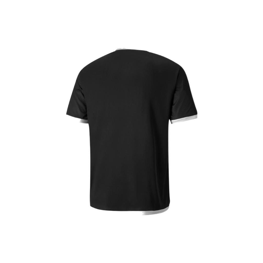 Puma Sportovní ležérní tričko s krátkým rukávem Unisex topy Černé 657581-03