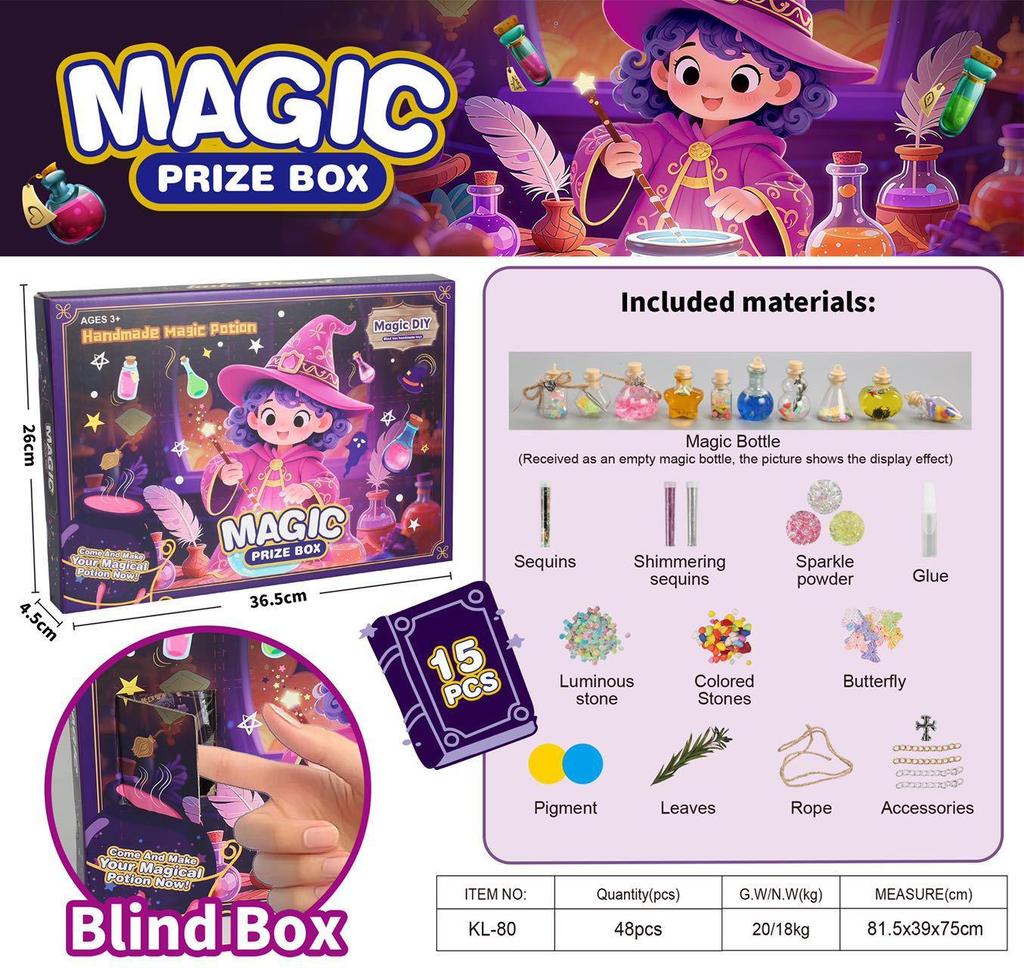 Children's DIY Wizard Potion Toy Set - Halloween Fantasy Gift