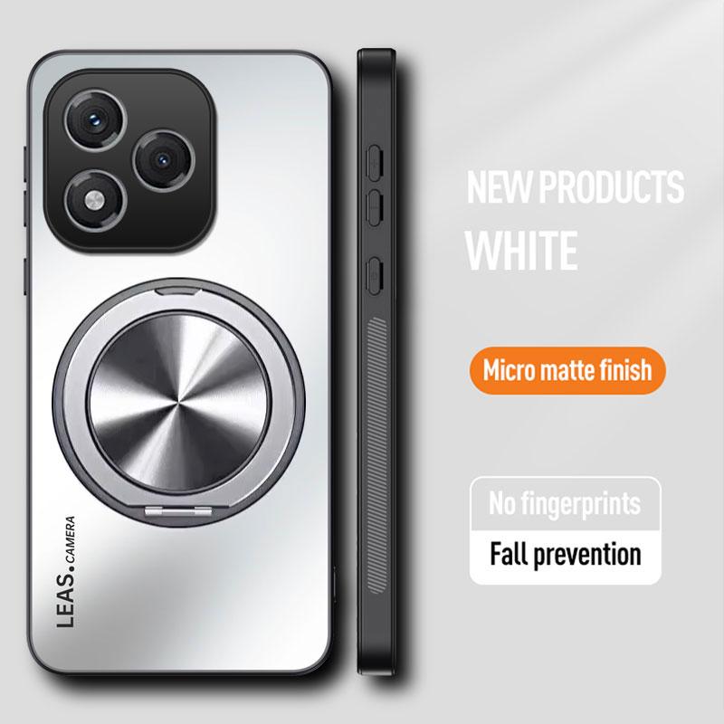 Magnetické pouzdro pro Honor 400 Pro Matné Nárazuvzdorné 360° Otočný Kroužkový Držák Kryt pro Honor 400 Lite ABR-NX1 Tvrdý Nárazník