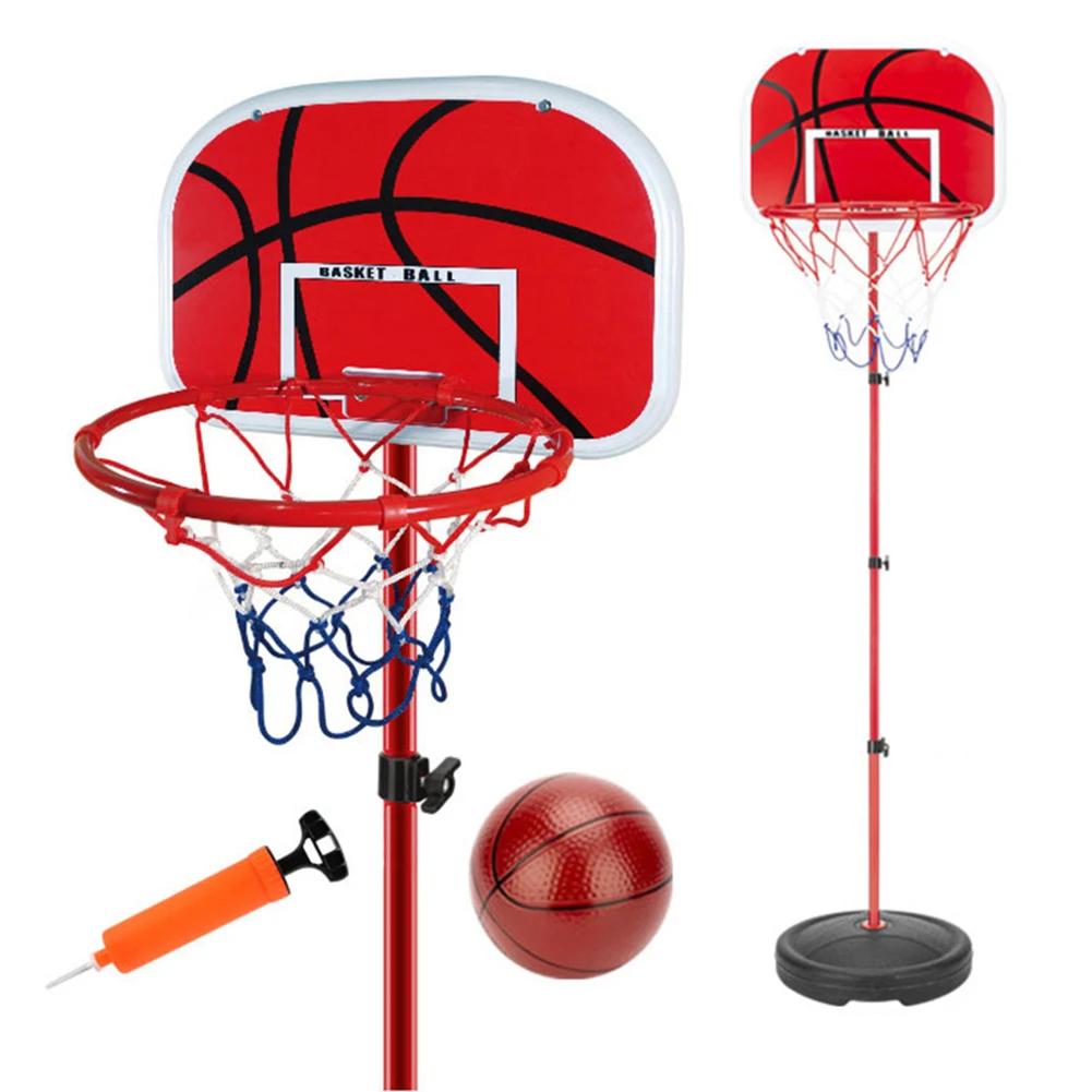 Mini Basketball Hoop with Ball and Pump Portable Basketball Hoop Adjustable Basketball Hoop Set Indoor Outdoor Play for Kids