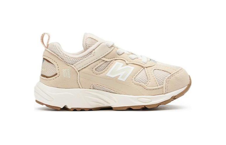 New Balance NB 878 Amortiguación, Resistentes al Desgaste Zapatos Bajos para Niños Pequeños Beige Blanco Marrón Bebé y Niño Pequeño IV878EC1