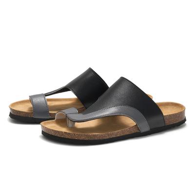 Chanclas de Corcho para Hombre 2026 Sandalias y Zapatillas Coreanas para Hombre de Moda Zapatos de Playa para Estudiantes Jóvenes Punta Cerrada