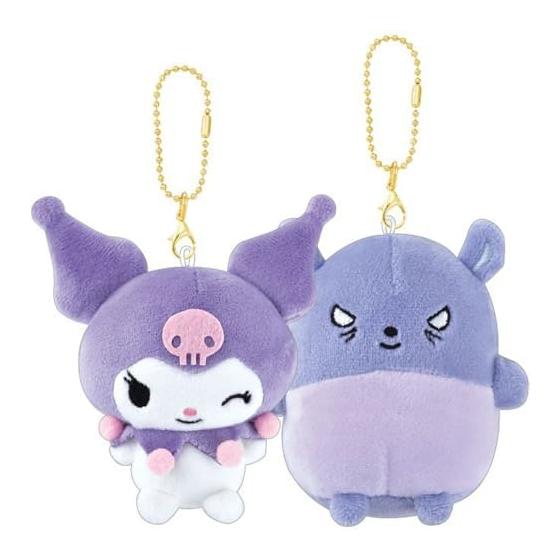 Crux Sanrio Nico-Nui Keychain Kuromi & Baku