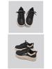 2024 Autumn Women's White Sneakers: Korean Style, Trendy, Versatile Thick Sole Loafers XQ5801