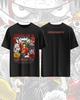 One Piece Luffy Anime Print T-Shirt aus reiner Baumwolle für Herren und Damen, lässige Mode, übergroßes Anime-Merchandise T-Shirt
