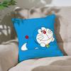 Cute CartoonDdoraemonS Kawaii Customizable Square Pillowcases Stylish And Soft Perfect For Beds Cars And Sofas
