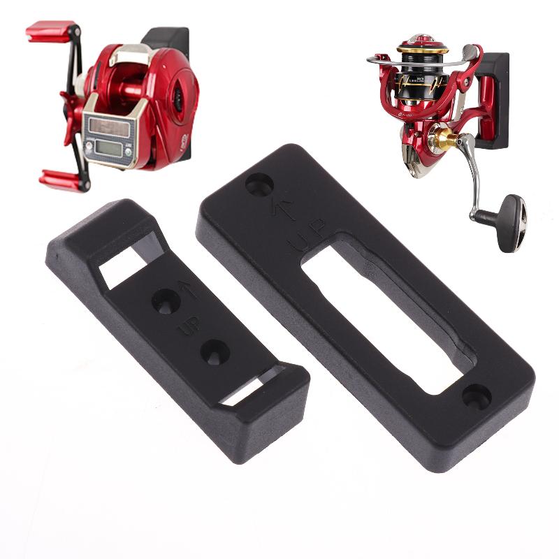 1 Set Space-Saving Fishing Reel Hanger Fishing Reel Holder Storage Rack Spinning Reel Organizers Holder For Home Garage Shop