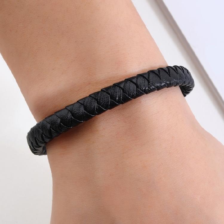 Minimalists Sturdy PU Leather Handmade Bracelet Ergonomic Designs for Workouts and Social Occasions