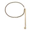 Retro Sexy Fashion Multi-Layer Body Chain, Personalized Geometric Portrait Chain Flannel Waist Chain