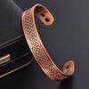 Popular Red Copper Magnetic Bracelet with Infinite Knot Design