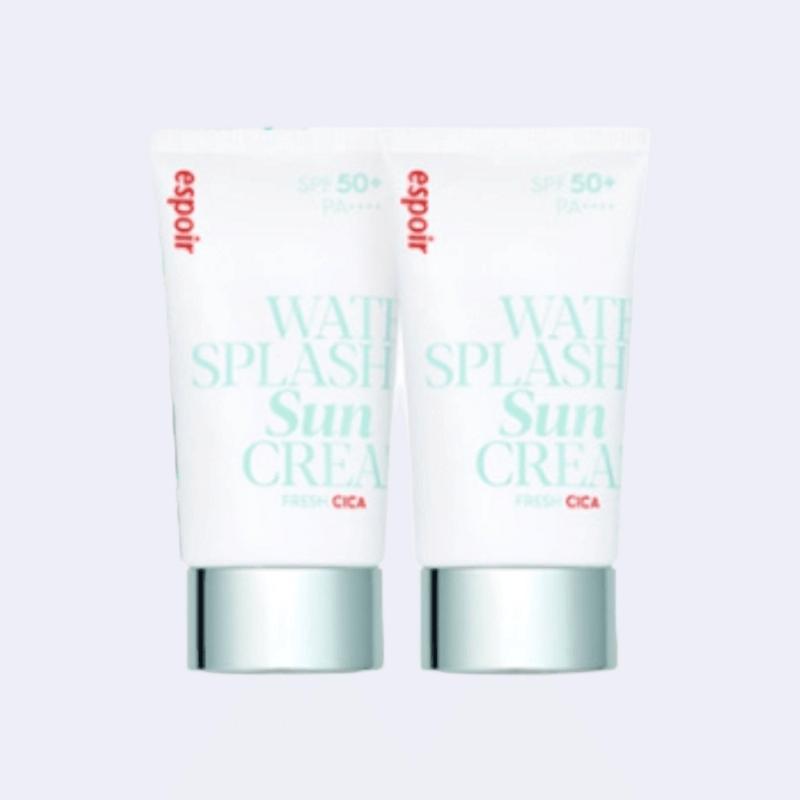 Espoir Water Splash Sun Cream Fresh Cica SPF50+ PA++++, 60ml, 2 pcs