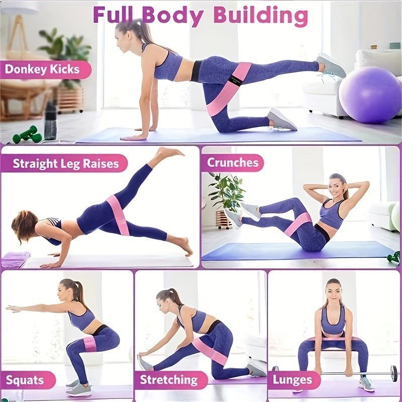 Yoga Resistance Band for Women - Elastic Band for Fitness & Back Opening Exercises