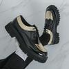 Men Thick Soled Derby Shoes Color Blocked Lace Up Business Banquet Men Shoes