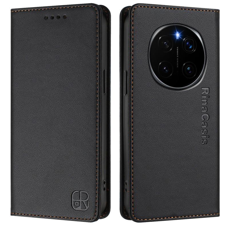 Luxury Anti-thef Wallet Flip Cover Phone Case For Honor Magic7 Pro Magic 7 6 5 Magic5 Lite Leather Cases Magnet Solid Color Etui