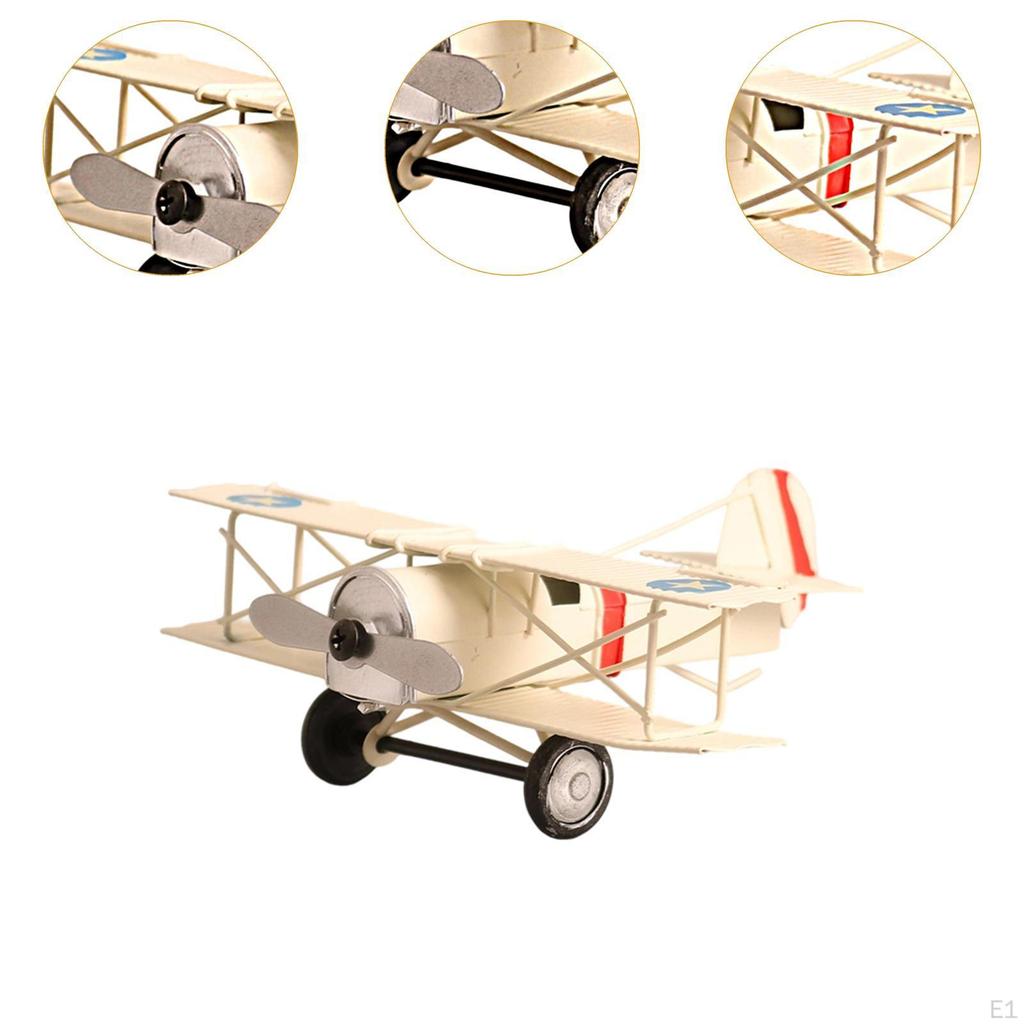 Iron Airplane Model Aircraft Handicraft Models Birthday Gift Helicopter Children Toy for Dorm