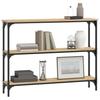 VidaXL Konsolentisch Sonoma-Eiche 100x22,5x75 cm Holzwerkstoff 834026