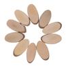 Oval Wood Slices, 10Pcs Natural Unfinished Small Wood Slices for DIY Crafting