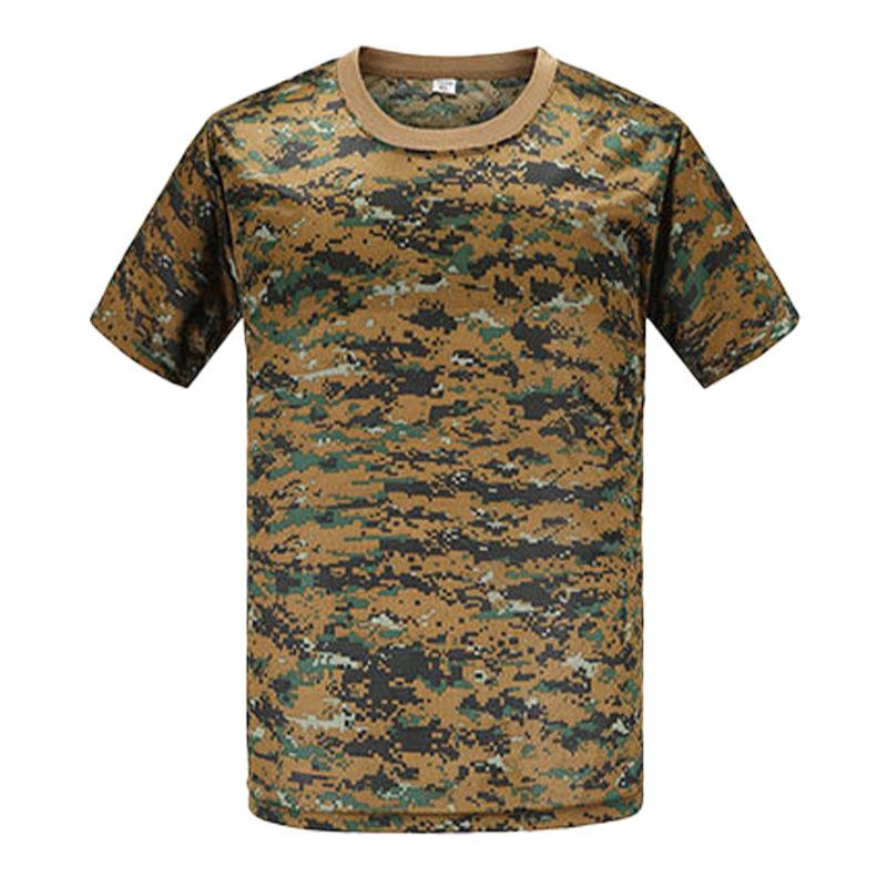 Camouflage Clothing Short-sleeved Men's Summer Quick-drying Sports T-shirt Outdoor Physical Training Clothing Tactical T-shirt