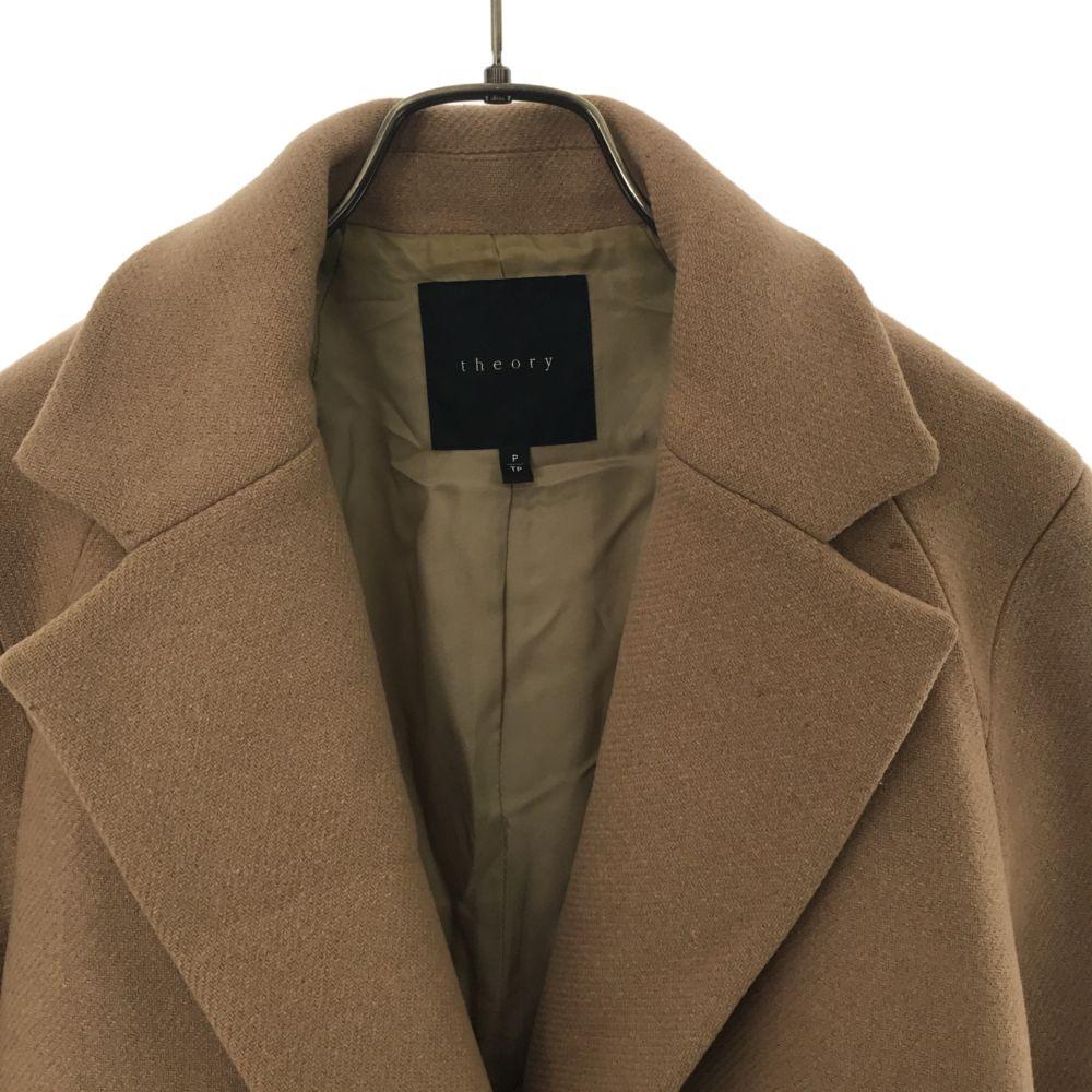 Theory Wool Coat P Camel Women Used