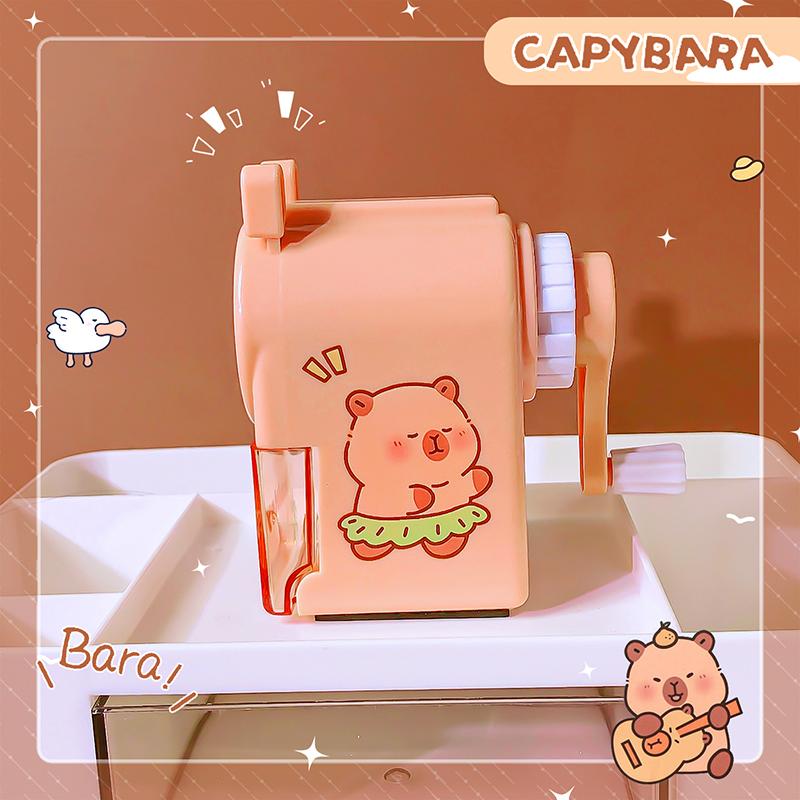 Aesthetic Kawaii Stationery Creative Office Supplies Classroom School Supplies Capybara Pencil Sharpener For School