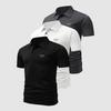 Herren 3er-Pack Waffelstrick Poloshirts MILANO Print Lässige Kurzarmtops Weich Dehnbar Tägliche Kleidung