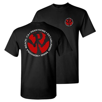 ZX New Summer American Punk Hardcore Rock Band Pennywise American Streetwear Retro Pure Cotton Shortsleeved Roundneck Tshirt