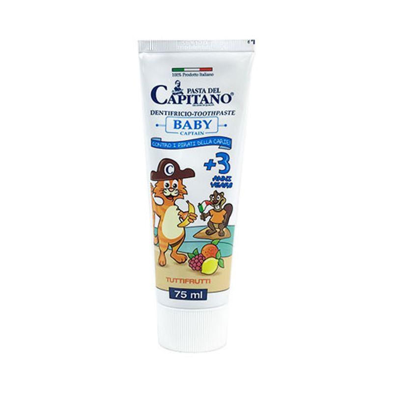 Pasta Del Capitano Fruit Flavored Children's Toothpaste 75ml (Ages 3-6)