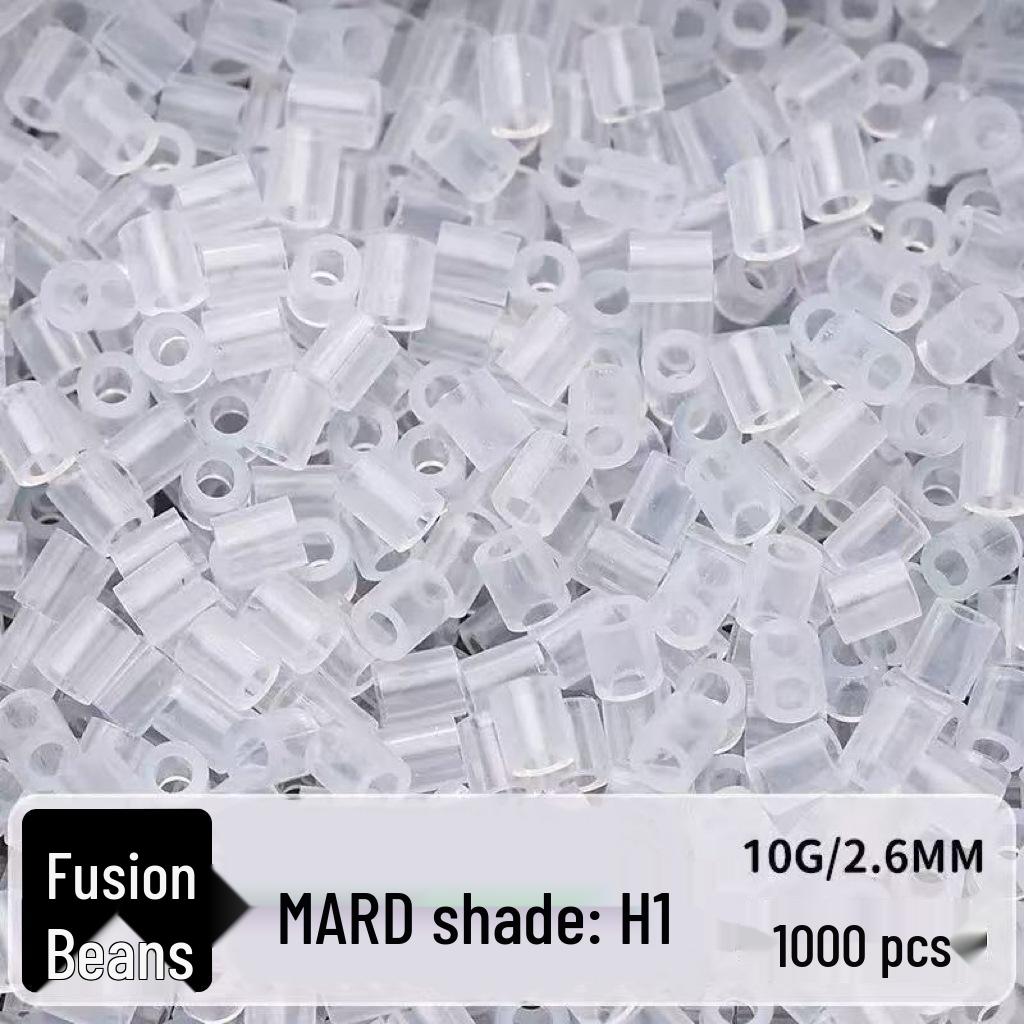 Confezione di Ricarica Perline Termofusibili da 264 Colori - 1000 Perline, 2,6 MM, Materiali per Puzzle 3D Fai da Te