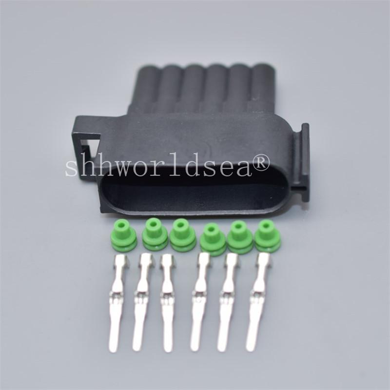 1Sets 6 Pin 4M51-9F836-BK Auto Accelerator Pedal Car Connector For Volvo For  Ford 1.6TDCI Accelerator Throttle Car 4M5T-14A464