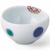 Arita Ware 7cm Serving Plate with Nishiki Marumon Small Sake Cup and Side Made In Takumi-style Pattern, Dish, Japan.