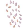 Almond Shape Glitter French Style Nail Art Tips - Wearable European and American False Nail Stickers