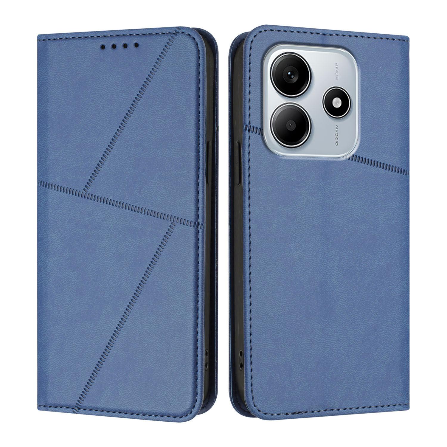 

For Xiaomi Redmi Note 14 5G (China)/Xiaomi Poco M7 Pro 5G/Xiaomi Redmi Note 14 5G Wallet Case Magnetic Closure Leather Flip Phone Cover with Stand A