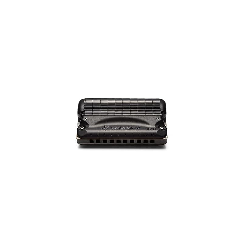 SUZUKI SHINOBIX 10-Hole Harmonica Set with Silencer (C Key) SNB-20 - Perfect for Practice, Reduces Volume by Approximately 80%