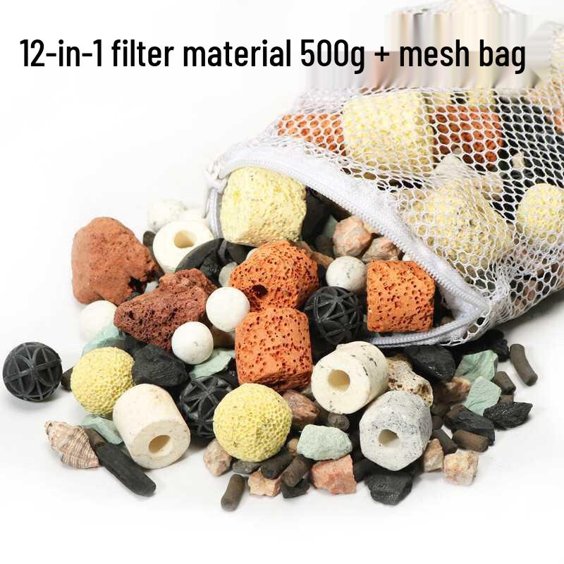 

Аквариумные фильтрующие материалы: Керамические кольца, Активированный уголь, Вулканическая порода, Дом для бактерий - Очищающий фильтрующий материал десять в одном с бесплатным мешком