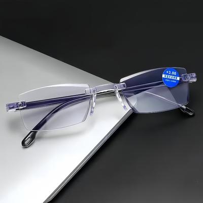 6pcs Eye Protection Reading Glasses Personalized Fashionable Versatile Youthful Unisex Fashionable Anti Blue Light
