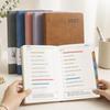 2027 A5 English Schedule Planning Notebook Efficiency Agenda Planner Notepad Ideal Gift for Students Colleagues Business Partners