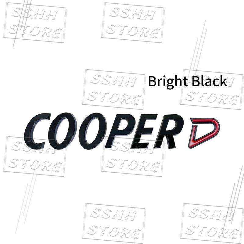 Car-Styling COOPER SD Emblem Car Trunk Body Stickers For Cooper S JCW R55 R56 R57 R58 F54 F55 F56 F57 F60 Countryman
