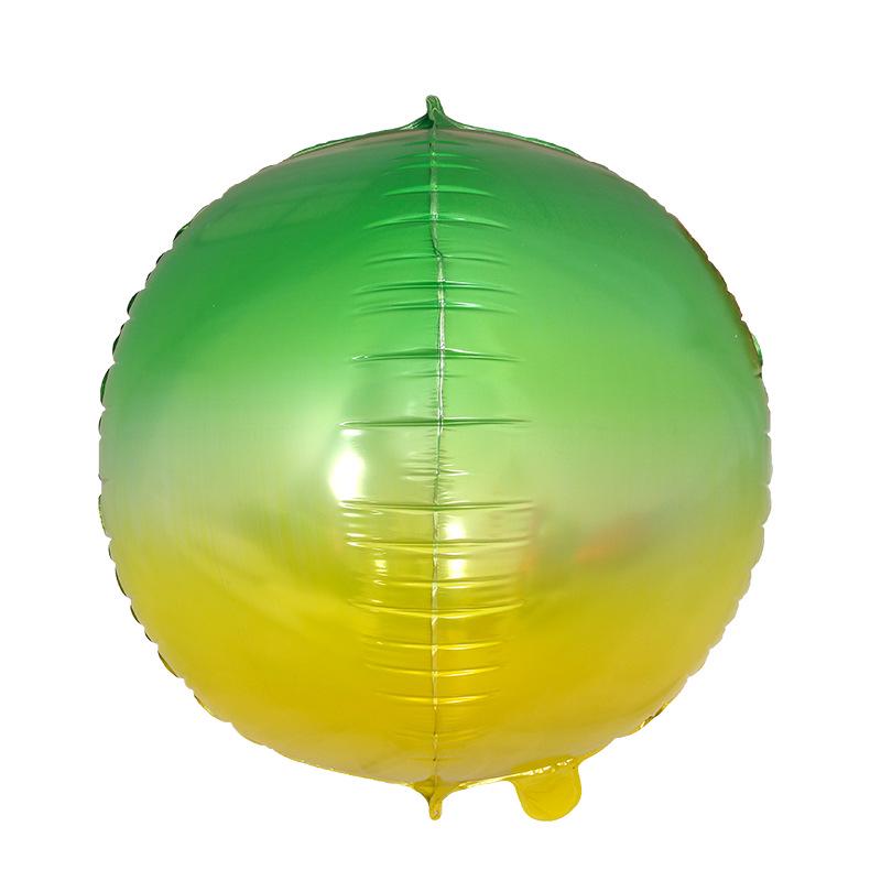 17-inch 3D/4D Round Aluminum Foil Balloons for Weddings, Birthdays, and Parties