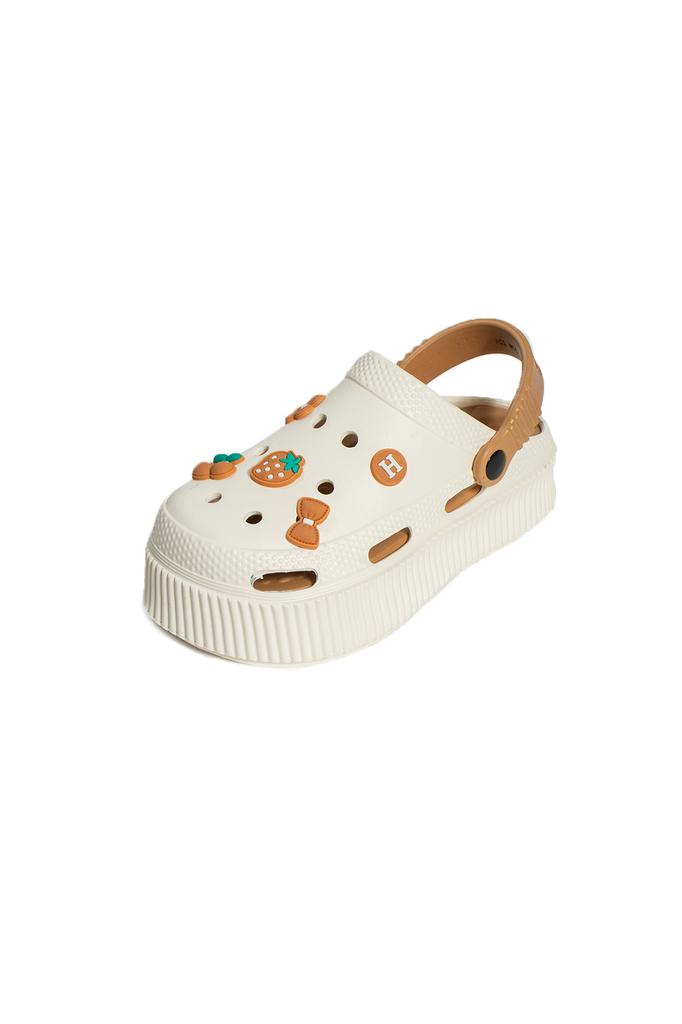 High Sole Jibbitz Eva Comfort Women's Sandals DNZ224-24BeigeMink
