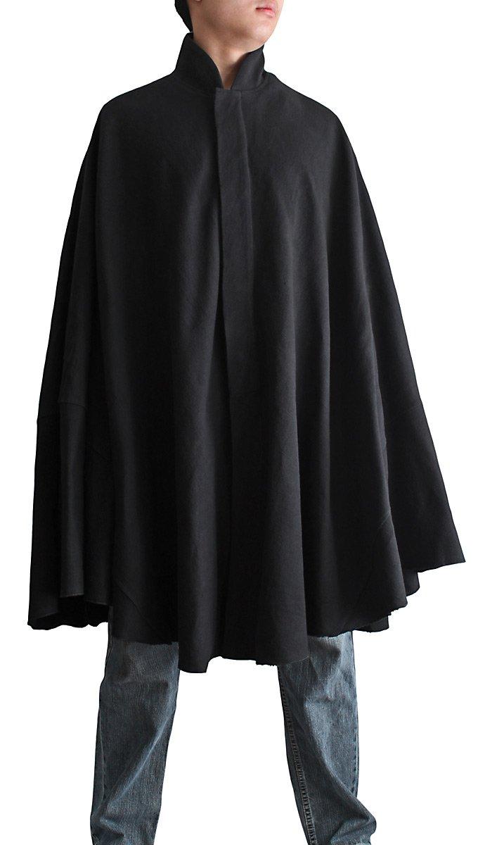 

Саван Хлопковый Воротник-Накидка Ручной Работы Стойка (черный) чёрный