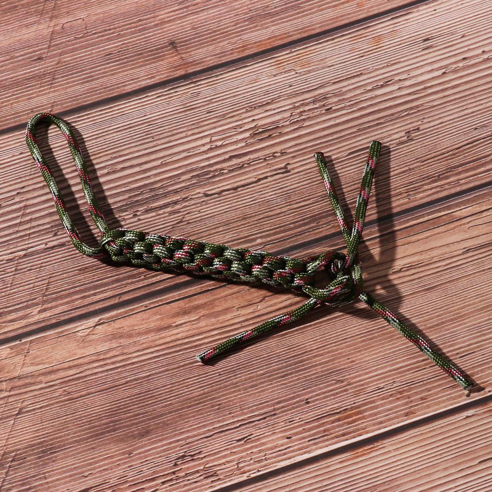 1/2pcs Camping Corn Knot Nylon Chain Tool Keychain DIY Tools Falling Paracord Rope Ornaments 7 Strands Ropes Knife Pendant