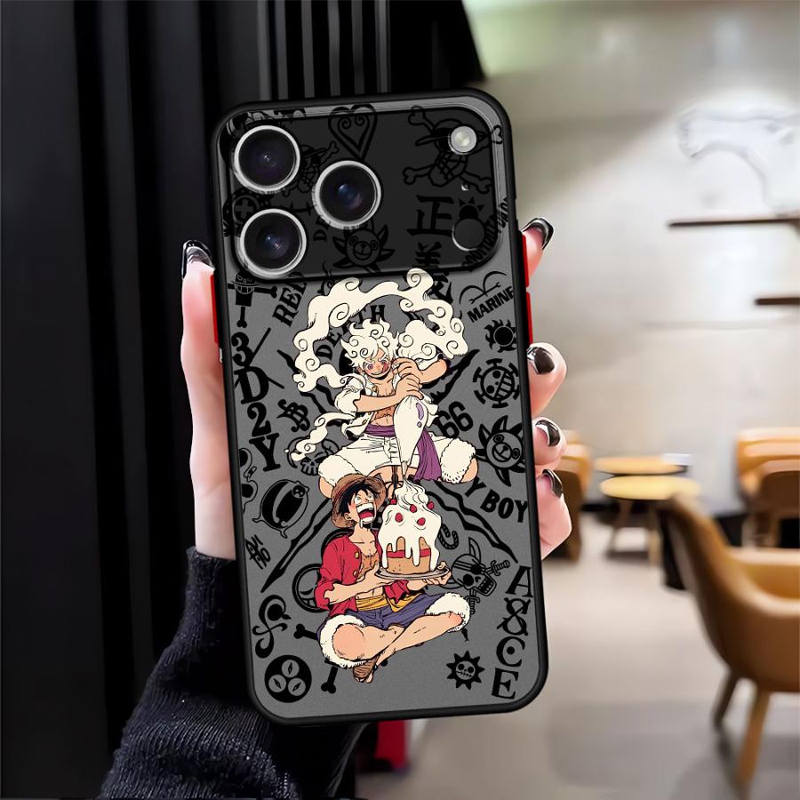 Anime One Piece Luffy Zoro Funda Back Phone Cover Case for iPhone 17 Pro Max Air 12 7 8 SE 15 13 Mini 11 14 16 Plus XS XR