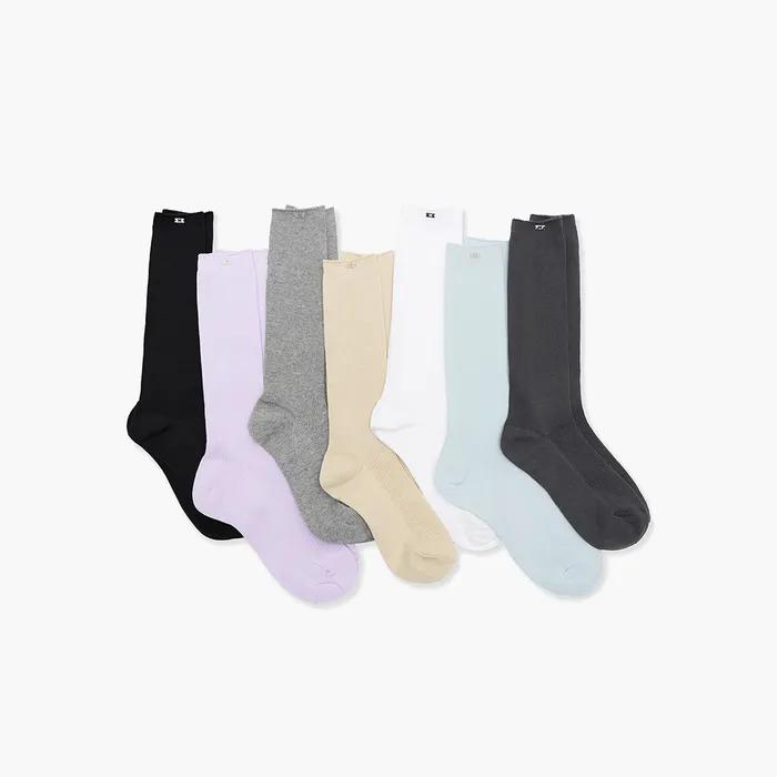 [26SS]_Summer Ribbed Loose Socks MDAC048_8 Colors
