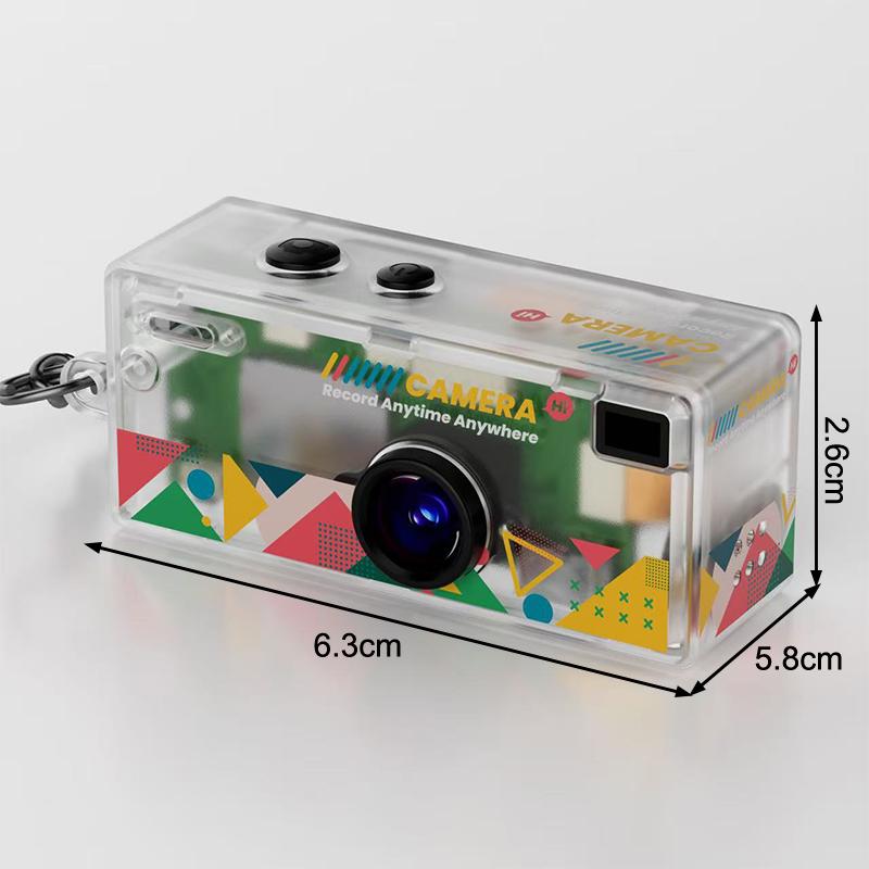 Baş Parmak Anahtarlık Kamera 0,96 İnç Mini Aksiyon Kamerası Retro Hafıza Kartı Desteği 1080P Çok Küçük Kamera Video Kaydedici