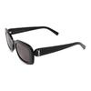 Saint Laurent Logo Irregular Frame Sunglasses Women Sunglasses Black SLM130001