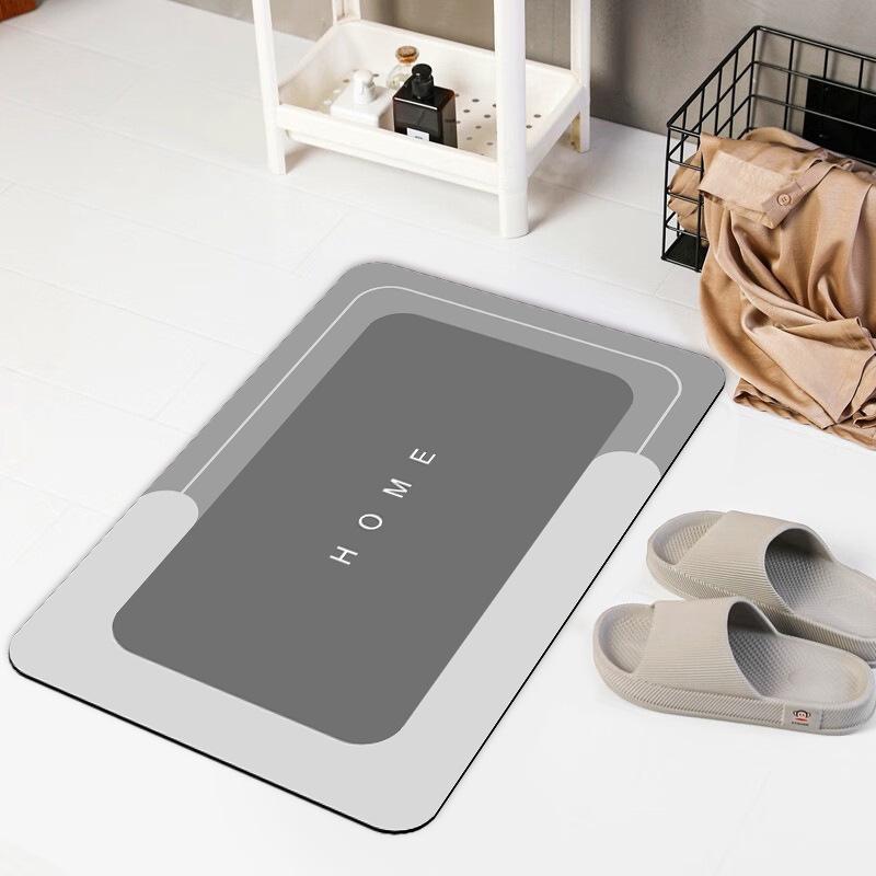 Diatom Mud Quick-Dry Anti-Slip Bathroom Floor Mat