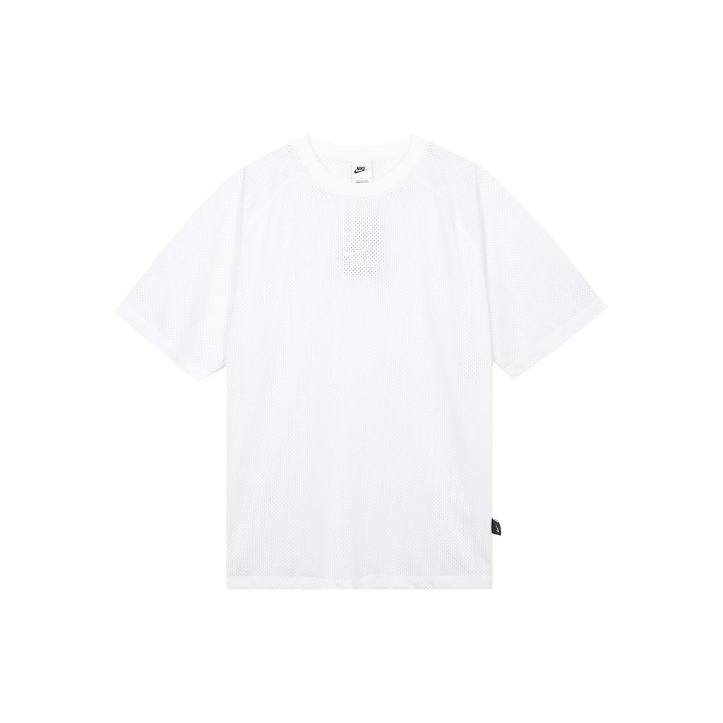 Nike T Shirts Men's White Crew Neck Moderate DX0157-100