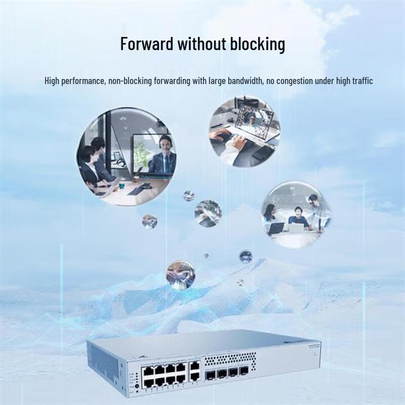 Huawei Kunling Enterprise S310S-10PN4JX 10-Port Layer 3 PoE Managed Switch