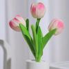 Large Tulip Night Light Realistic Floral LED Bedside Lamp Battery-Powered Light for Bedroom Desk Decor Warm Glow Home Decoration